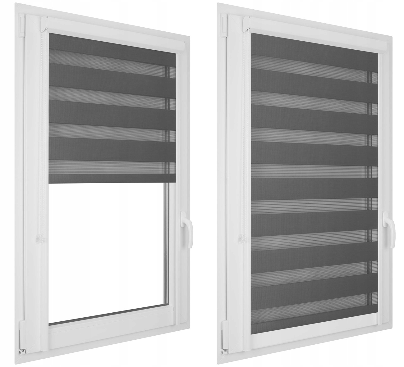 Rolety Deň Noc V Kazete S Vodiacimi Lištami Farby Rozmer 145 x 150 CM Dekodom