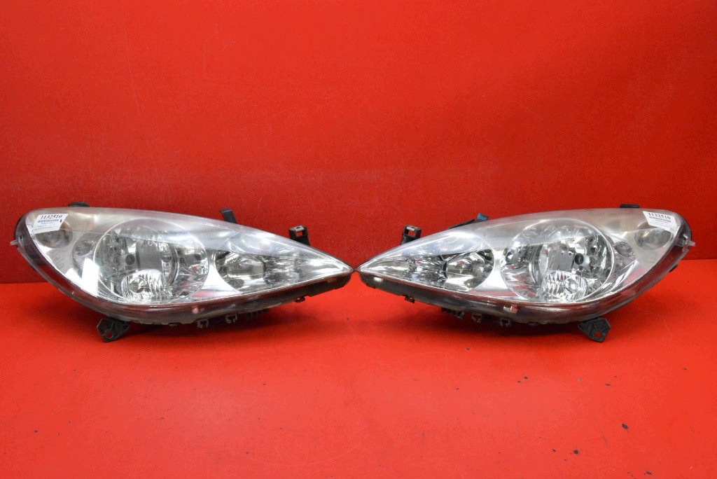 head lights front front KOMPLET EU PEUGEOT 307 01-05