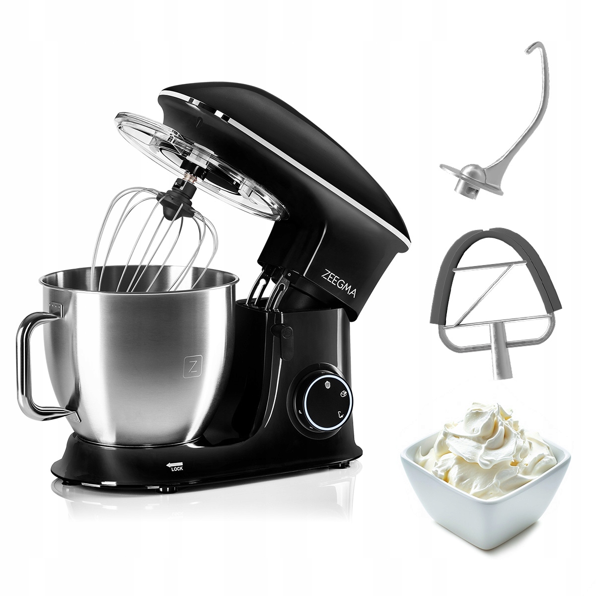 Robot kuchenny Zeegma Planeet Chef 2200 W 6,5l różne końcówki