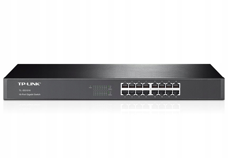TP-Link TL-SG1016 switch 16x 10/100 1000Mbps 19 "rack-mount