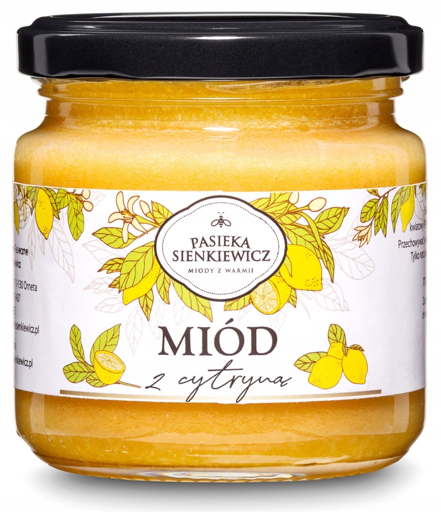 3X Pasieka Sienkiewicz Med S Citronem 250 G