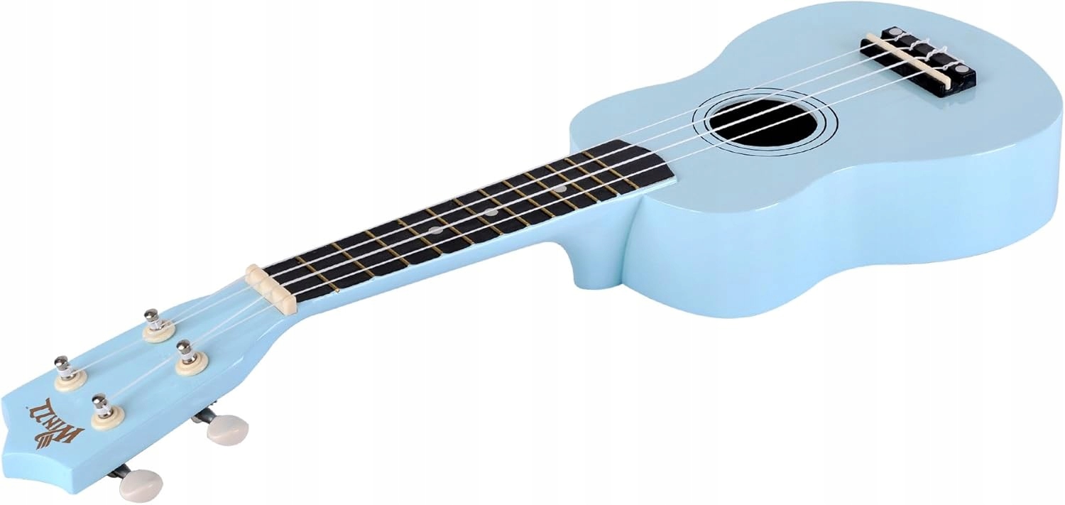 Sopránové Ukulele 21" Winzz Struny Aquila Světle Modré Sada Bonus