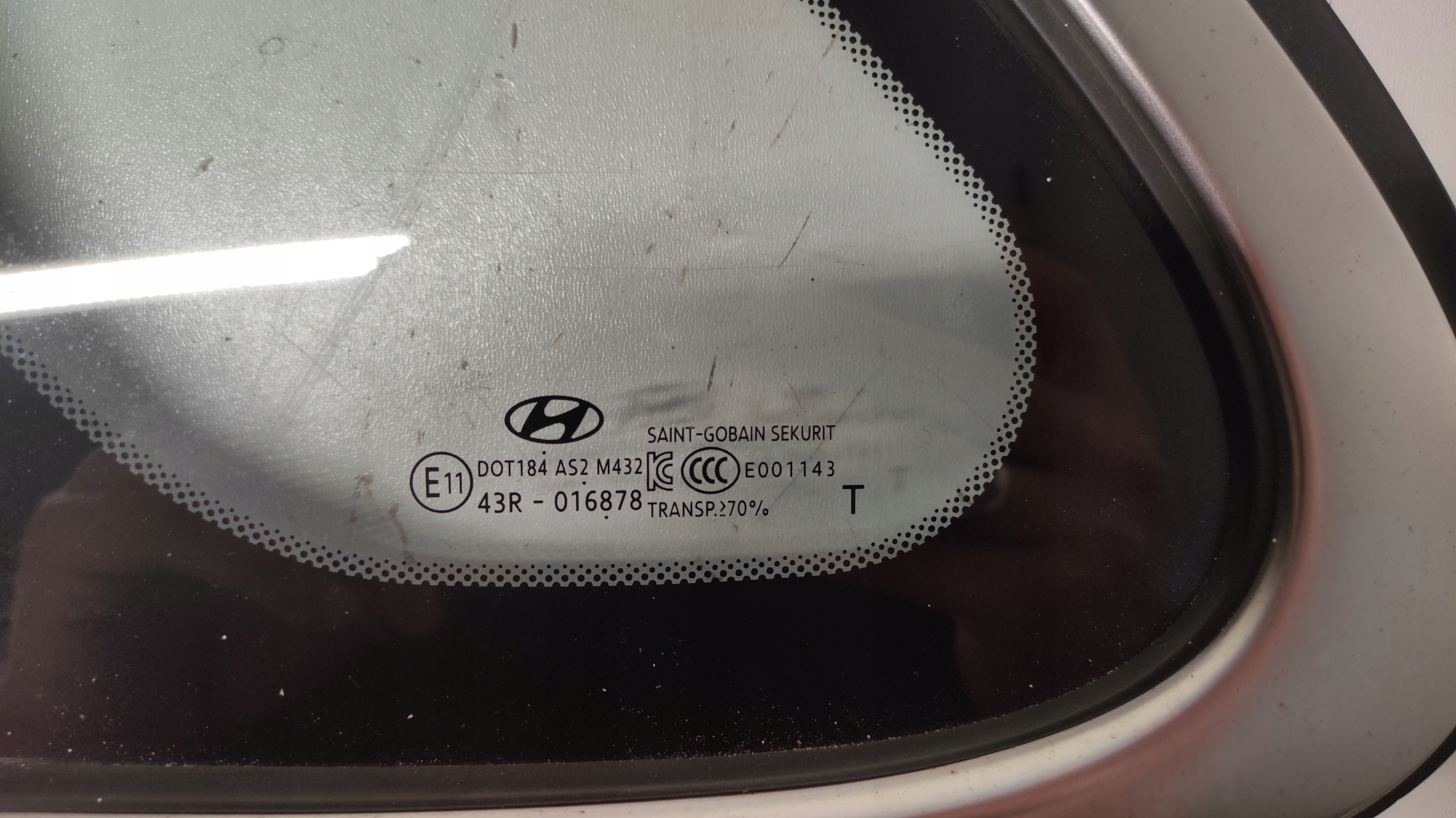 HYUNDAI I30 III HB window bodywork left rear part rear CHROM 17-24