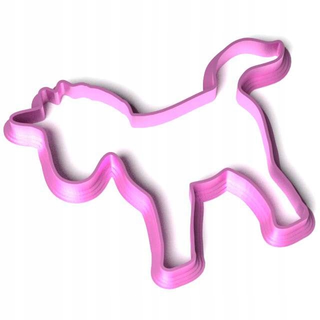

Foremka ciastek piernika Unicorn jednorożec obrys