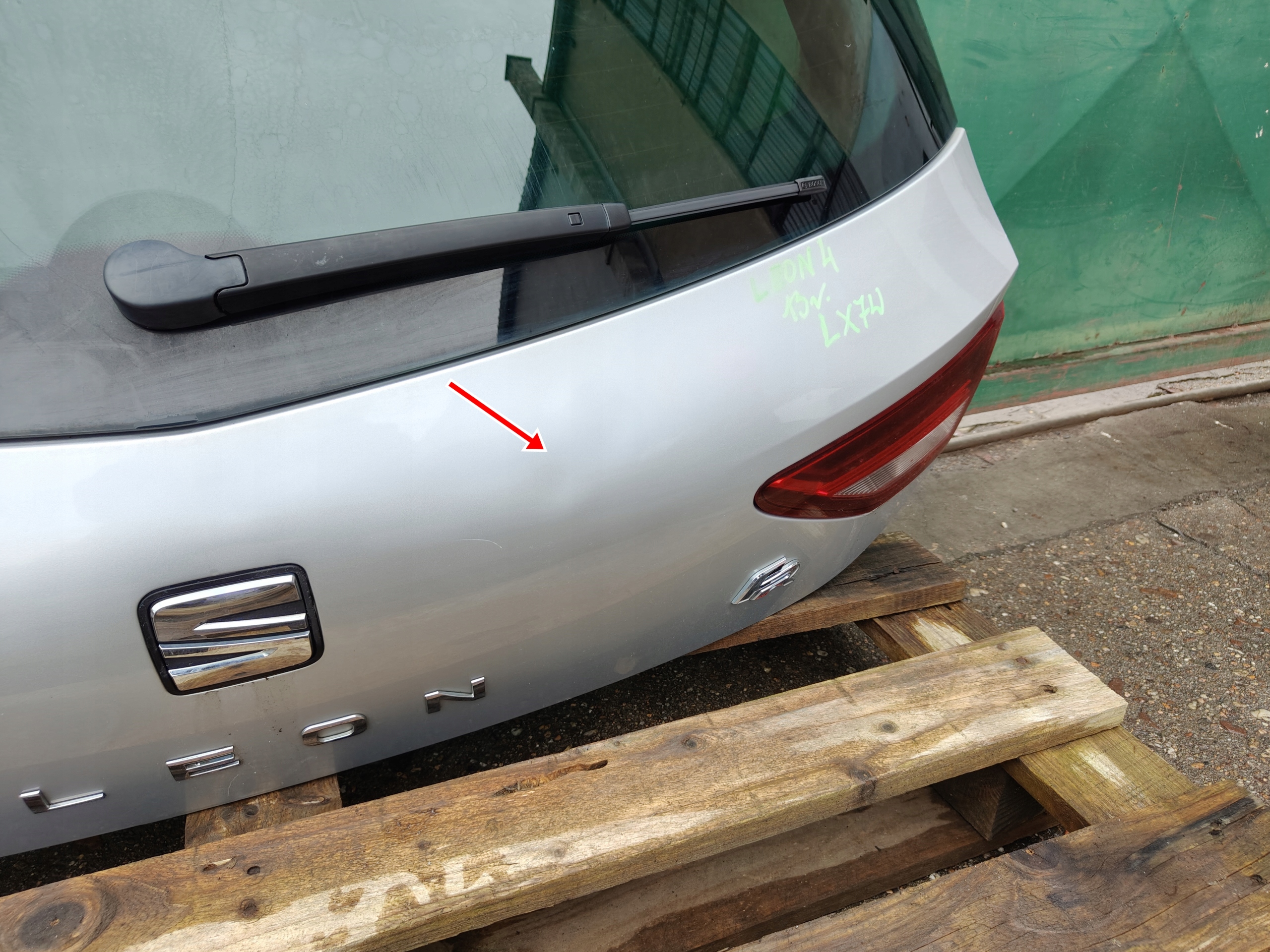 SEAT LEON III 13R HB trunk door boot LX7W complete