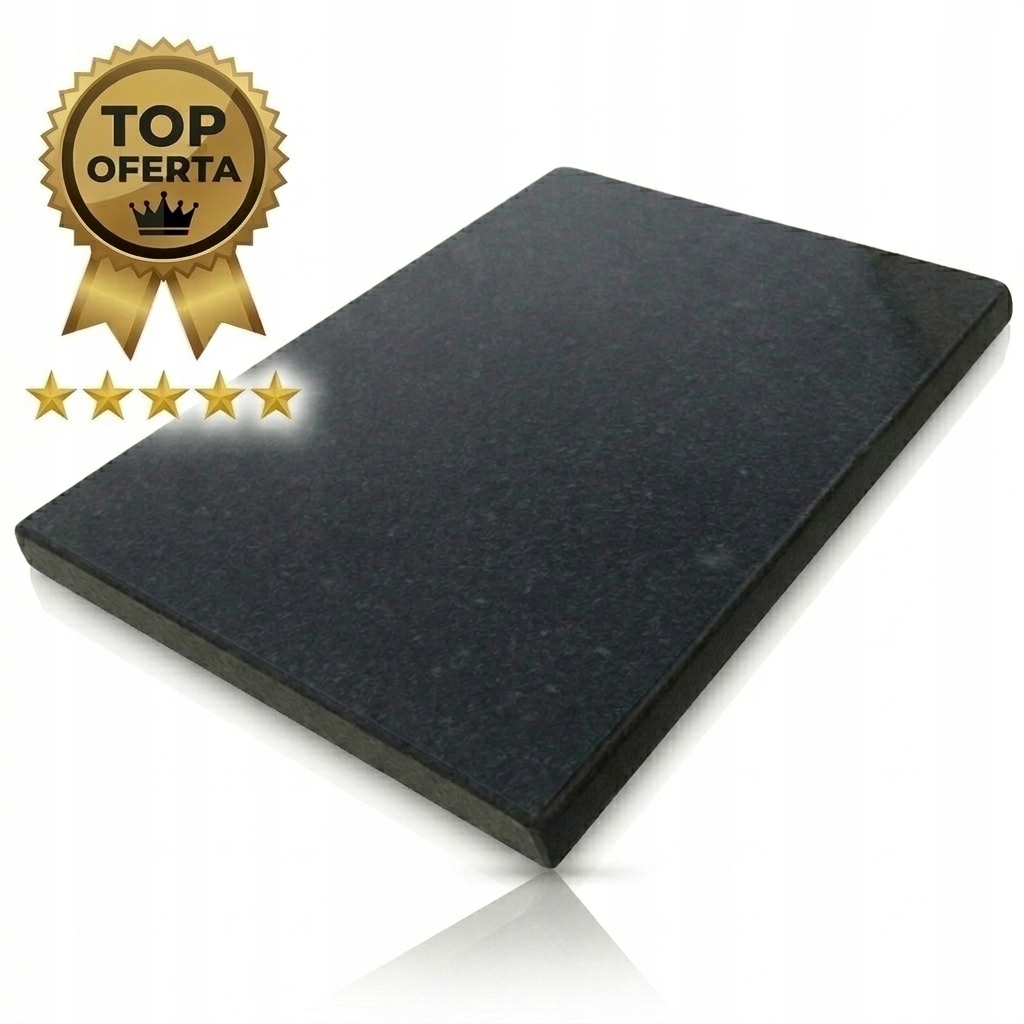 Granitová krájecí deska z kamene Premium Black 40x40 cm, pevná