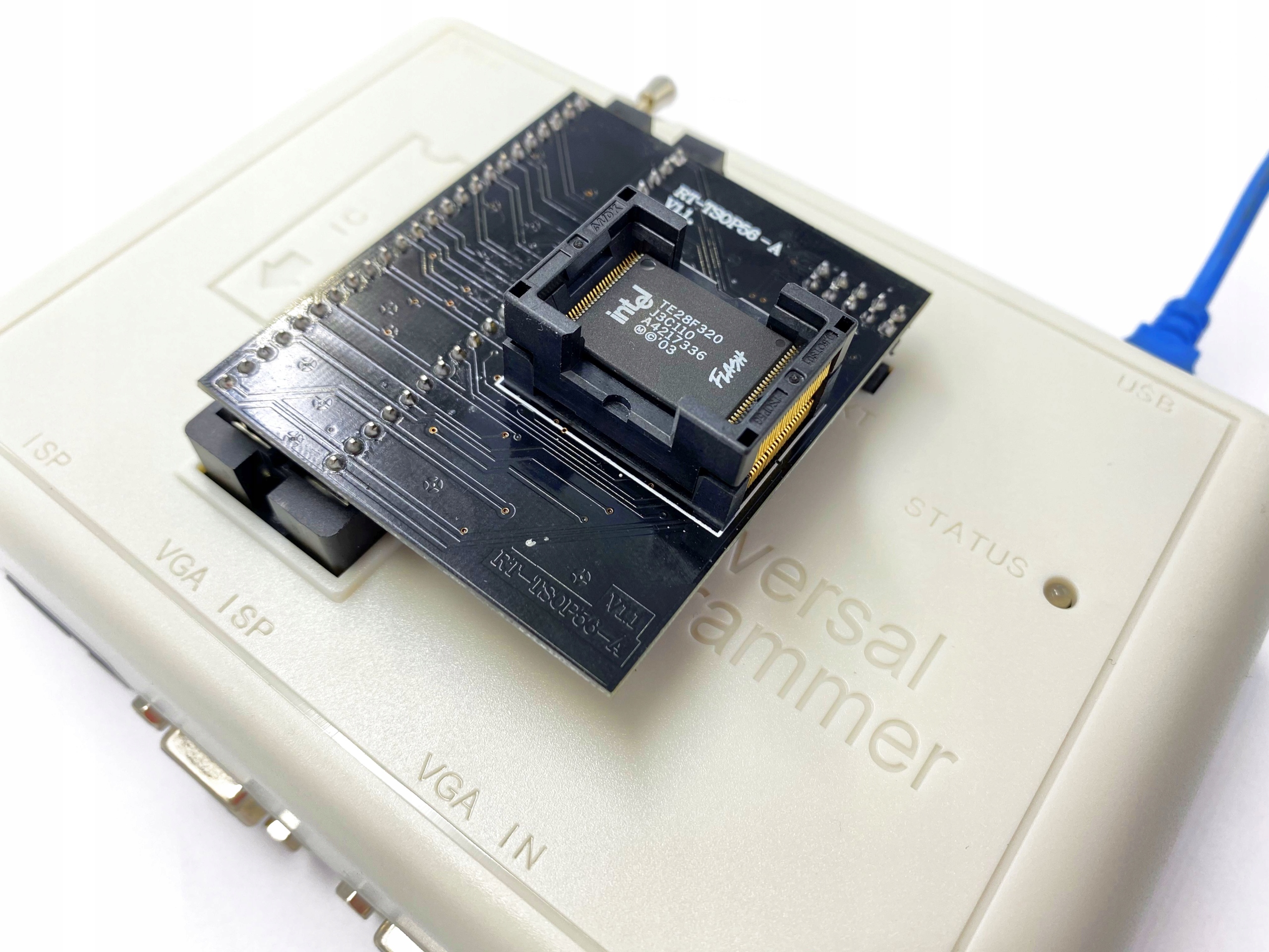 Adapter TSOP56-->PDIP48+10 dla RT809H (ZIF) Rodzaj programator uniwersalny