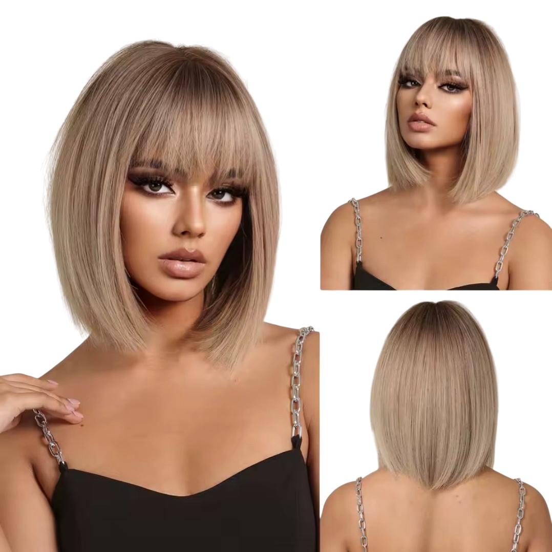 Peruka blond odrost peruki damskie włosy jak naturalne