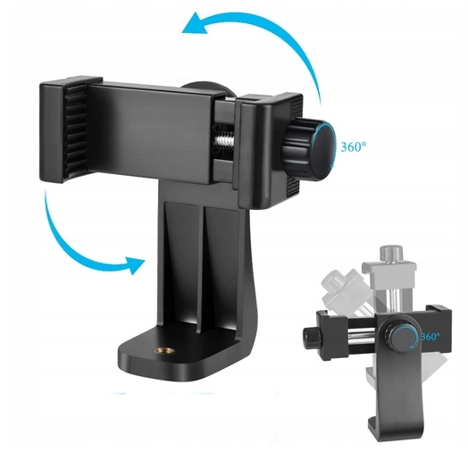 Uchwyt mocowanie 360 na telefon adapter do statywu Kod producenta 9320881453728