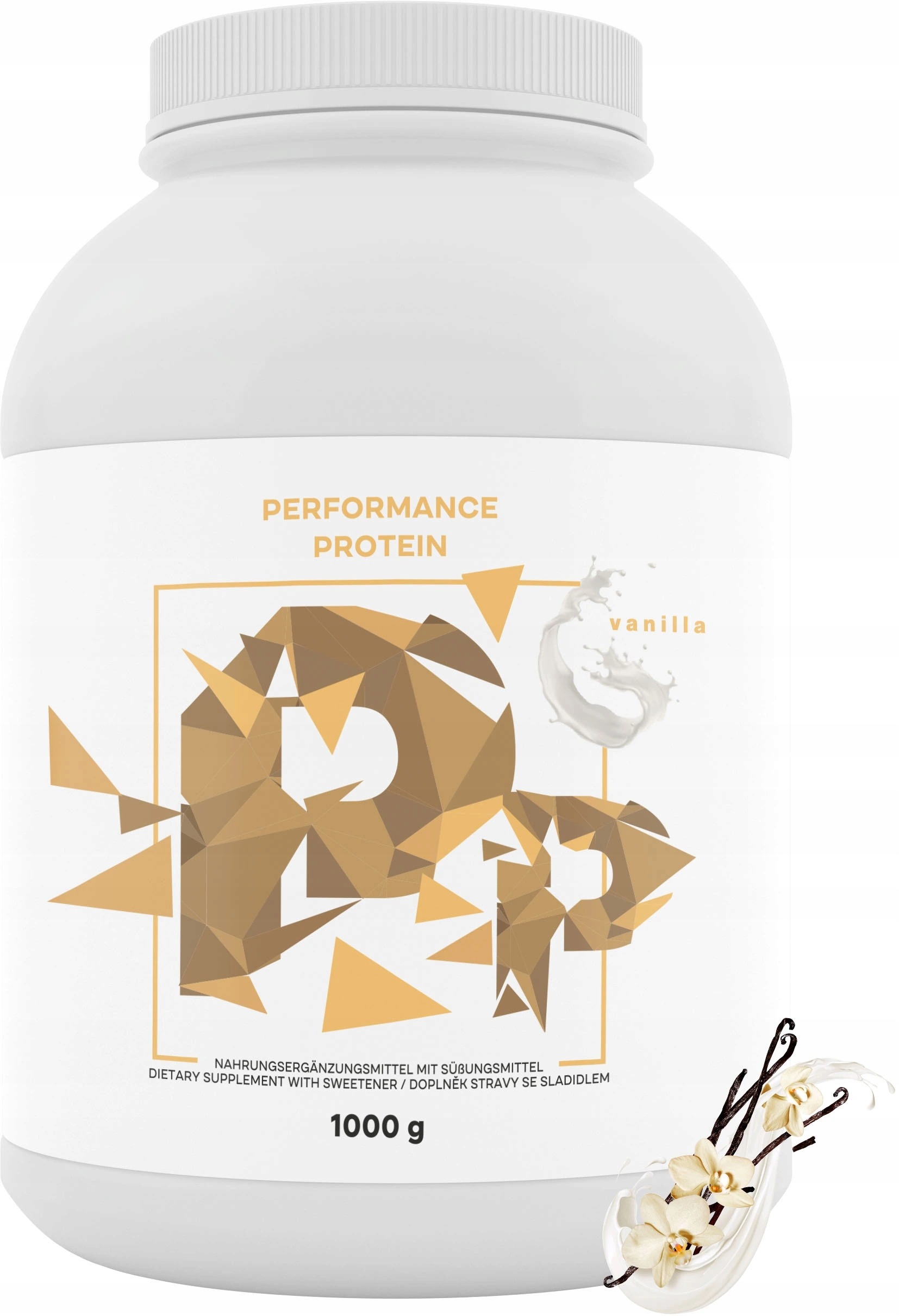 Performance Protein, nativní syrovátkový protein, vanilka, 1000 g