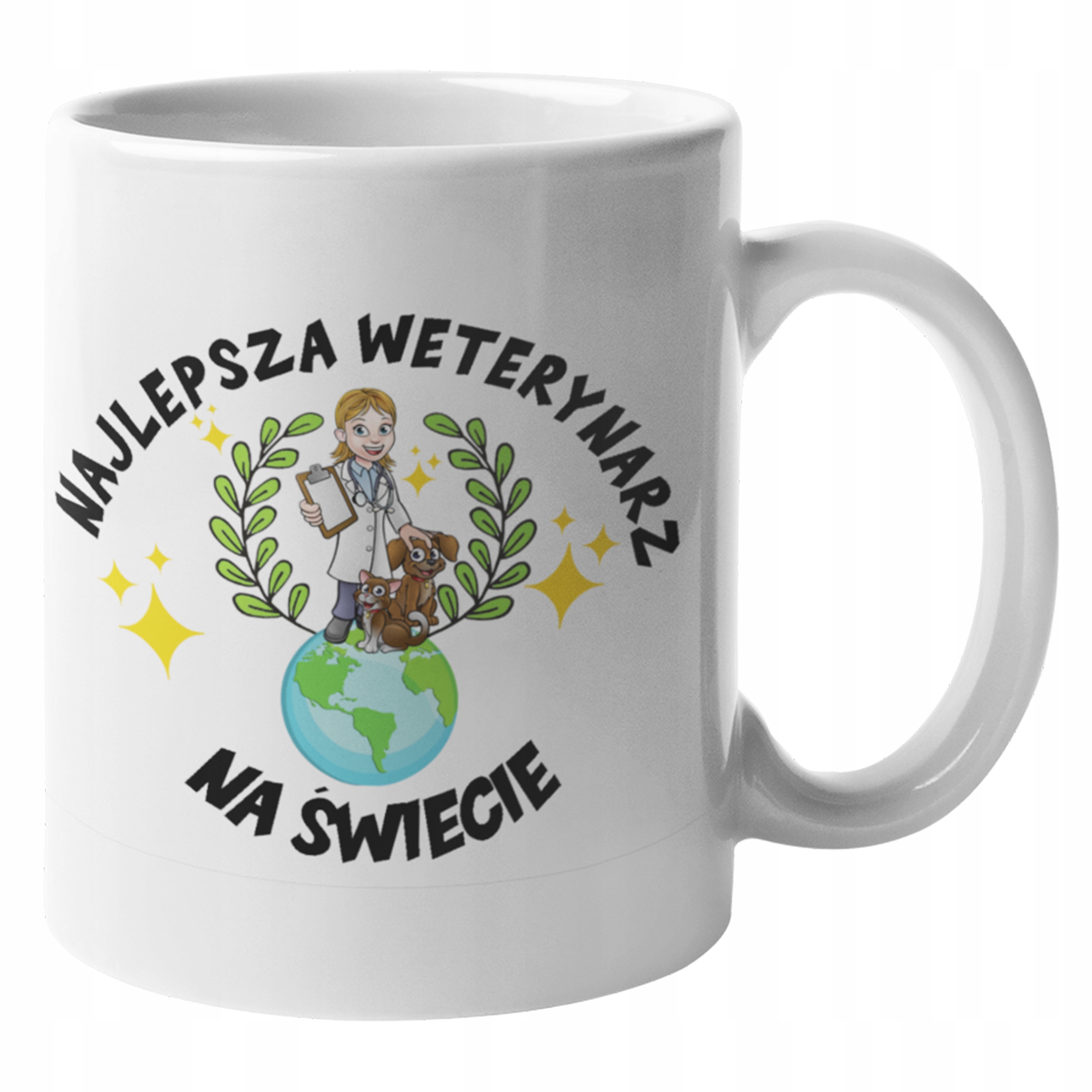 

Kubek weterynarz pomysł weterynarz niej