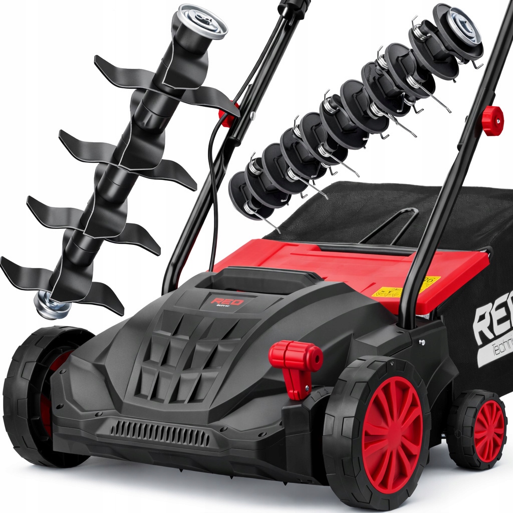 Provzdušňovač Vertikutátor Elektrický 3v1 2400W S Košem Provzdušňování Vertikutace