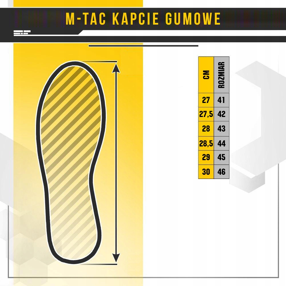 M-Tac kapcie gumowe czarne 42 Wzór dominujący bez wzoru
