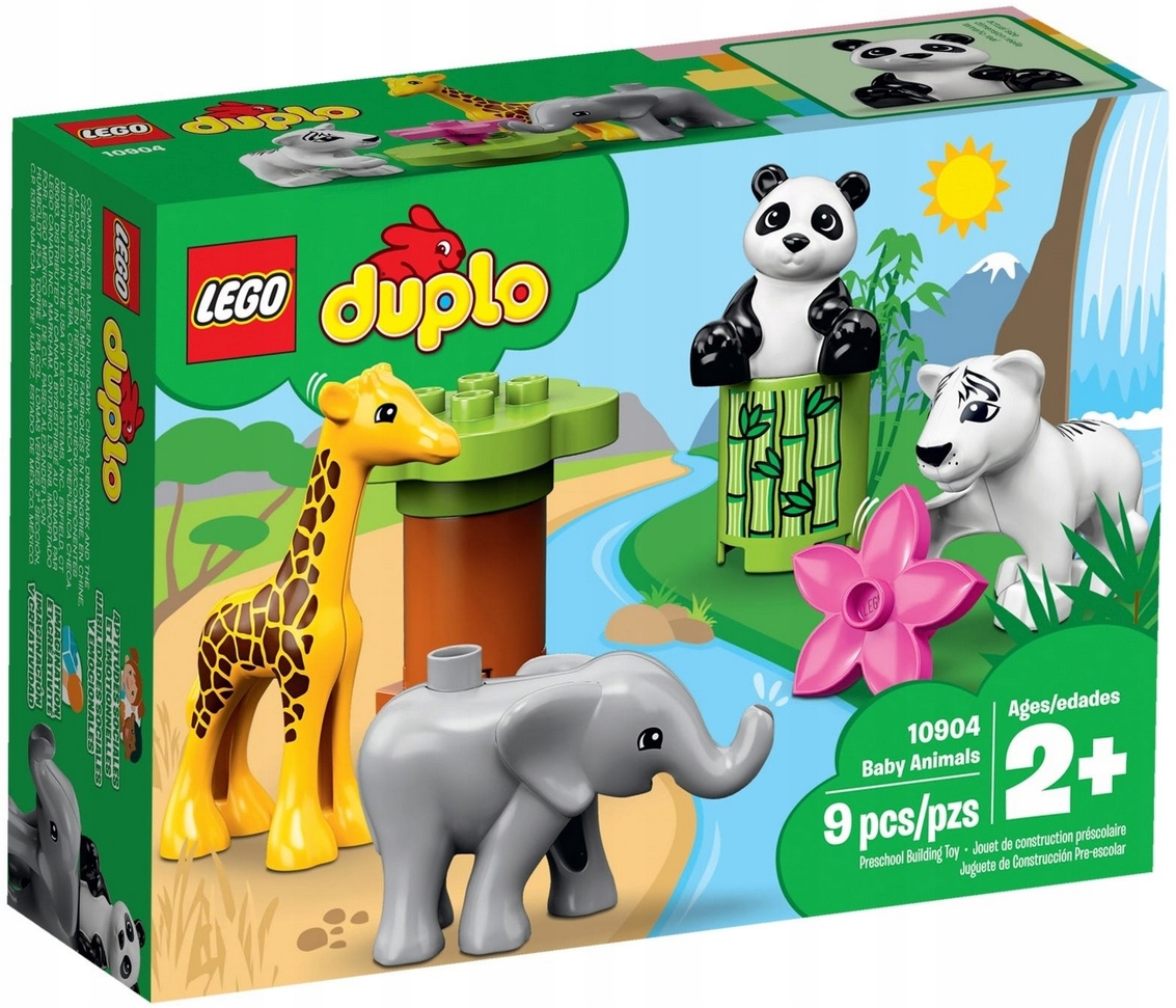 LEGO DUPLO MAŁE ZWIERZĄTKA W DŻUNGLI 10904