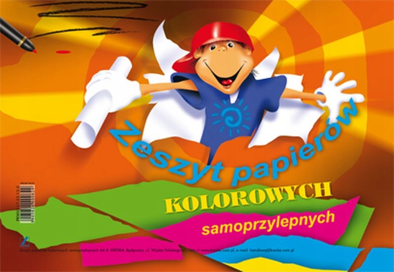 

Zeszyt Papierów Samoprzylepnych A5 papier kolorowy