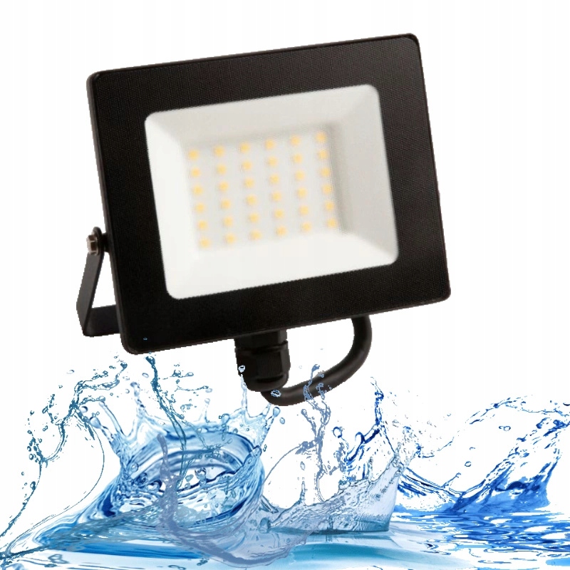 LED Reflektor - Halogénové svetlomet vonkajšej lampy Slim IP65 30W