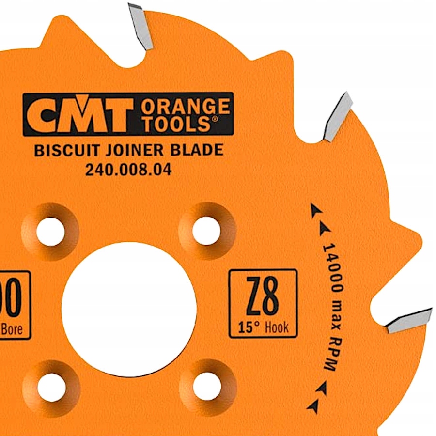 CMT Frez tarczowy notujący do lamelek 100x22mm 8z Rodzaj frez pojedynczy
