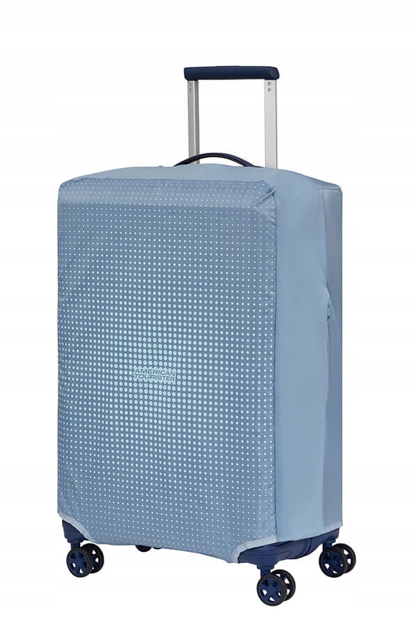 American Tourister Pokrowiec na Walizkę M Rozmiar średni Stone Blue/Blue