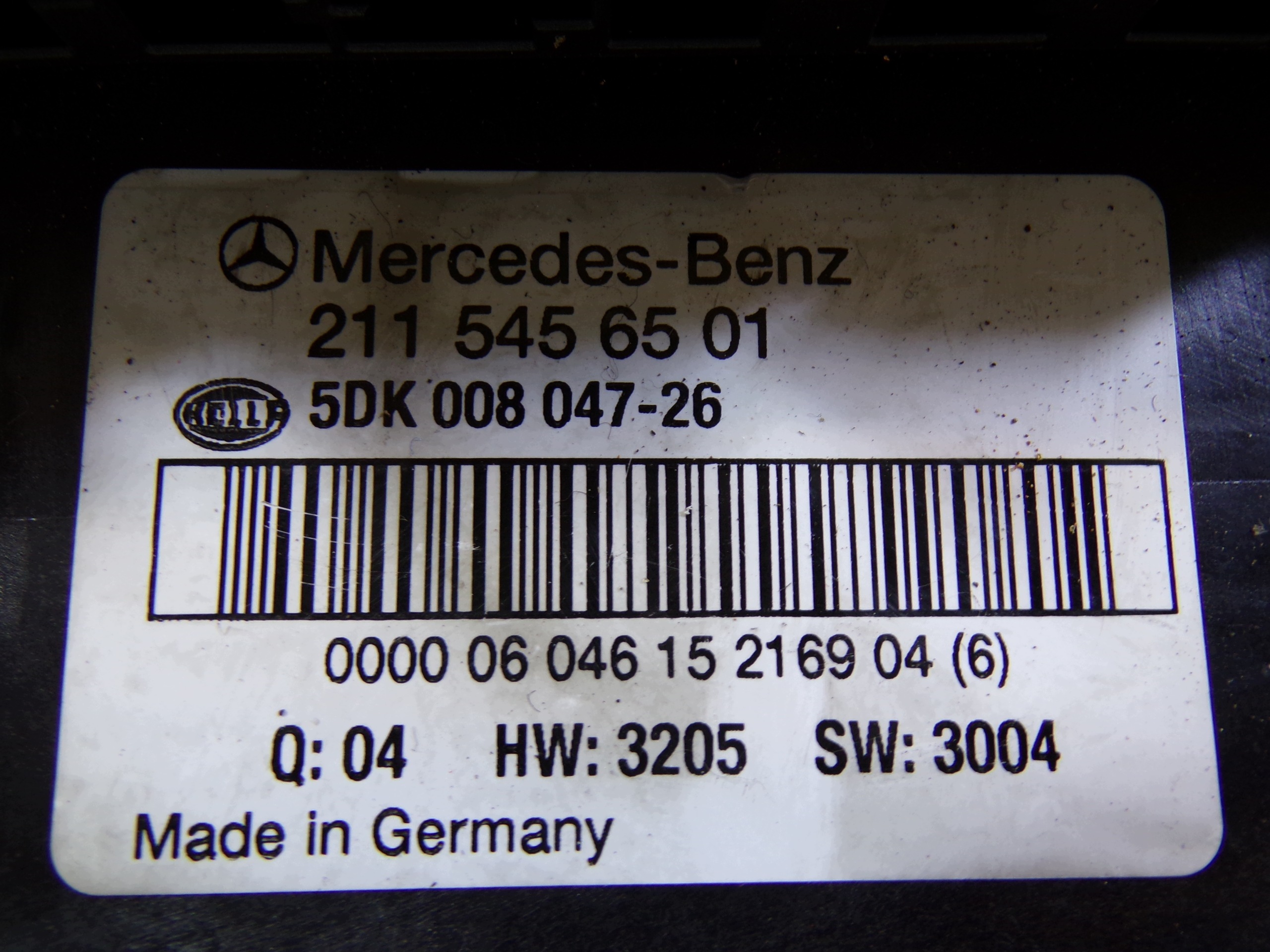 module SAM MERCEDES W211 2115456501