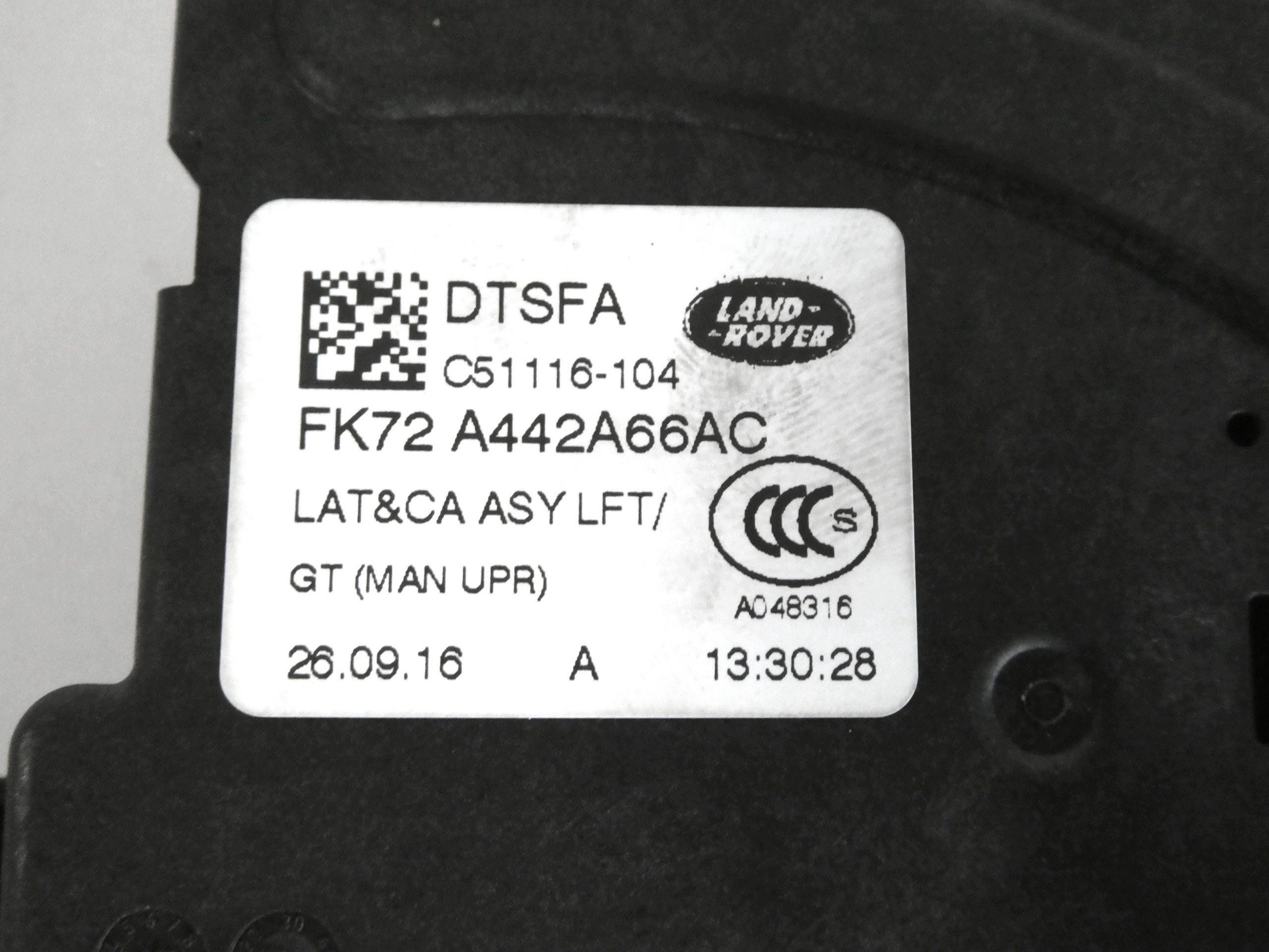 lock bonnet boot LAND ROVER DISCOVERY SPORT L550
