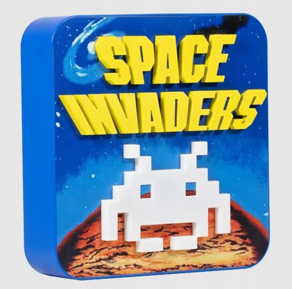 Lampička Space Invaders 3D 19 cm