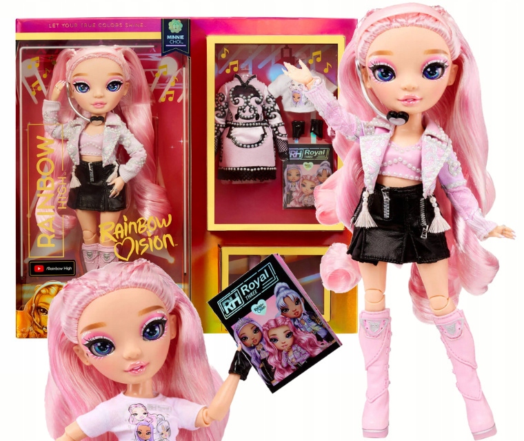 

Rainbow High Lalka Minnie Choi Rainbow Vision Mga