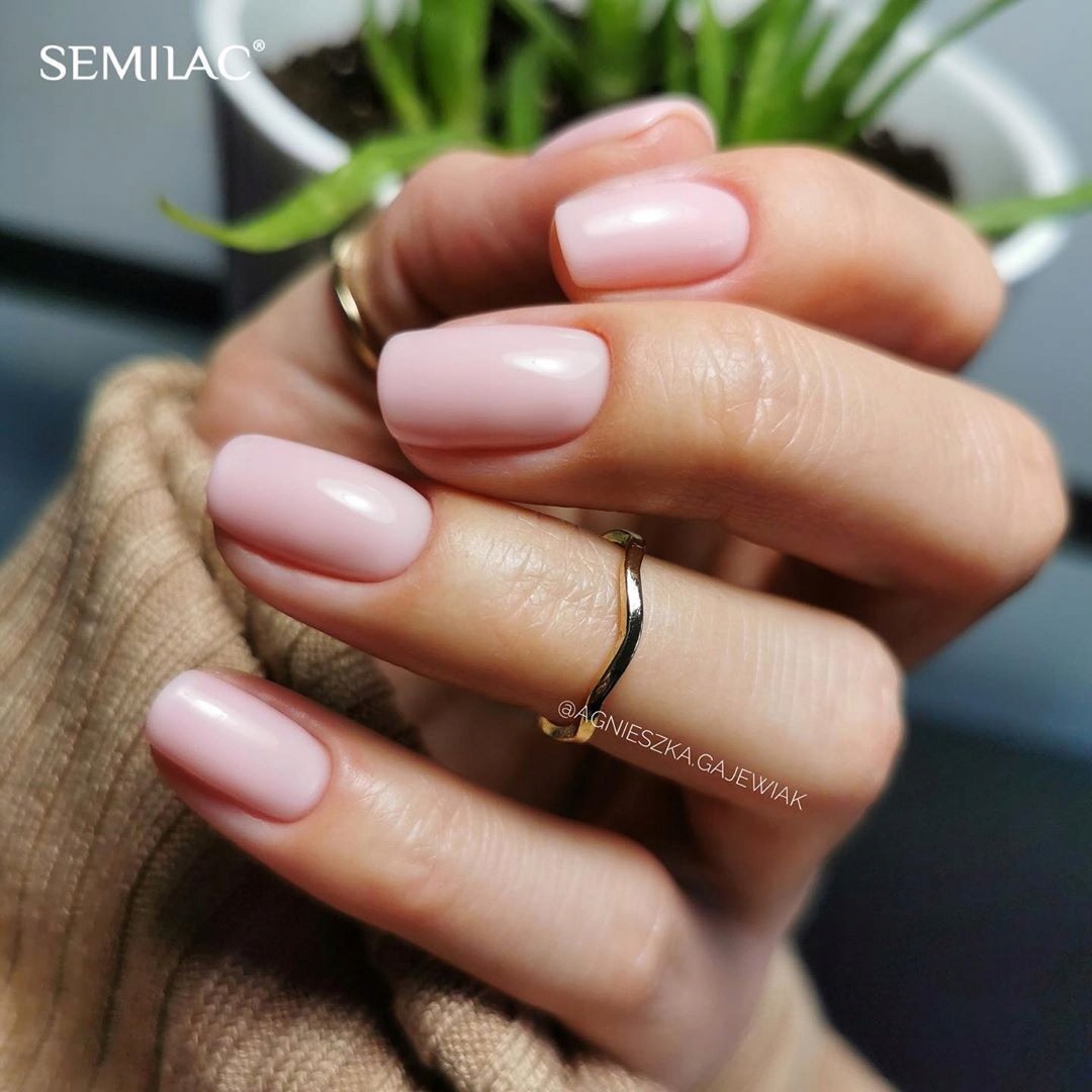 Semilac Baza Extend 814 Top Kolor 5w1 Pastel Peach 7ml Kolor Odcienie czerwieni i różu Odcienie pomarańczowego