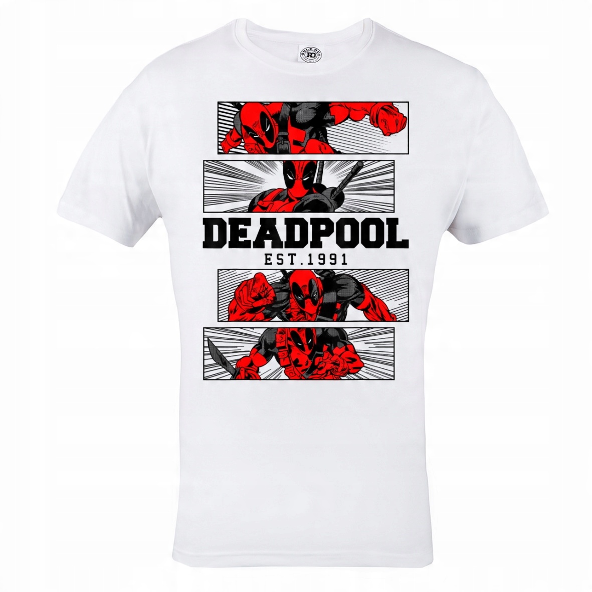 

Męska Koszulka Bawełniana Dla Fana Deadpool Marvel