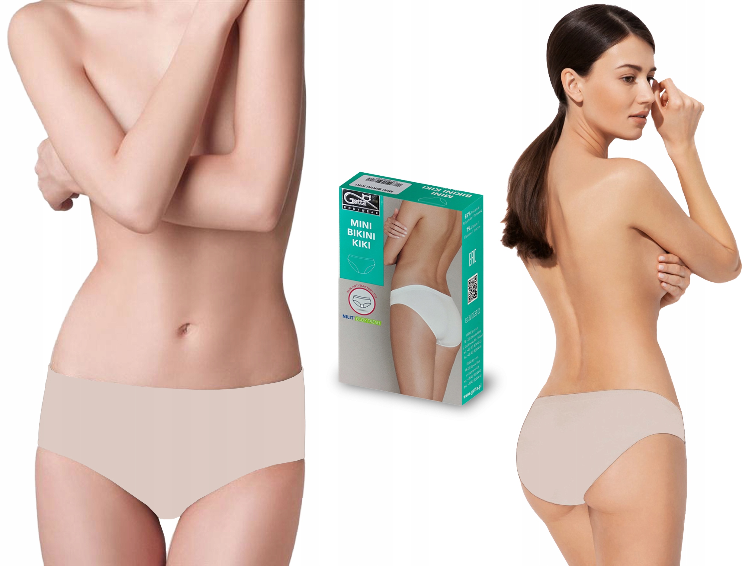 

Gatta Kiki Mini Bikini figi bezszwowe, natural, XL