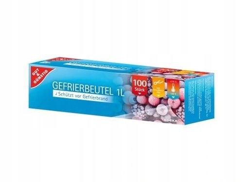 

G&g worki na mrożonki 100 szt. 1 L De