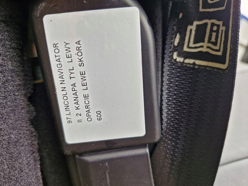 LINCOLN NAVIGATOR II 2 диван левый задний кожа