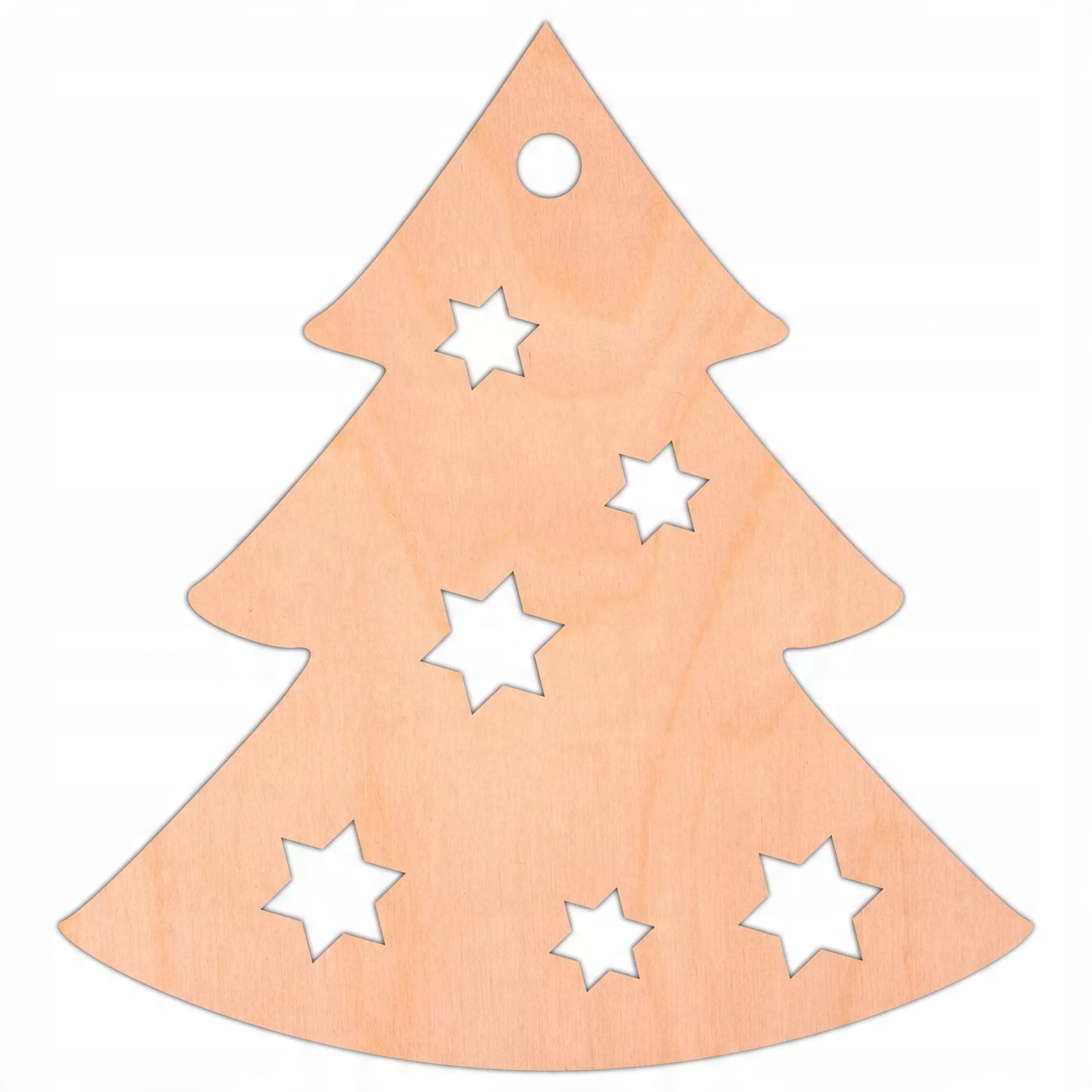 

Zawieszka mini Choinka Gwiazdki 5,5x5cm 1szt eko