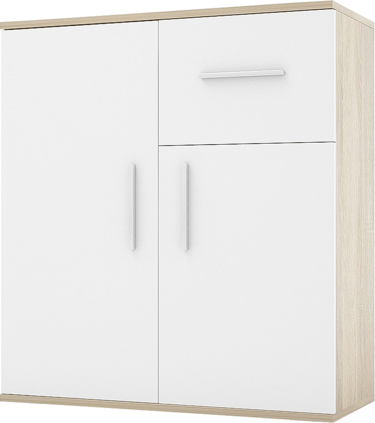 

Komoda do salonu 75 cm biała sonoma Simple I