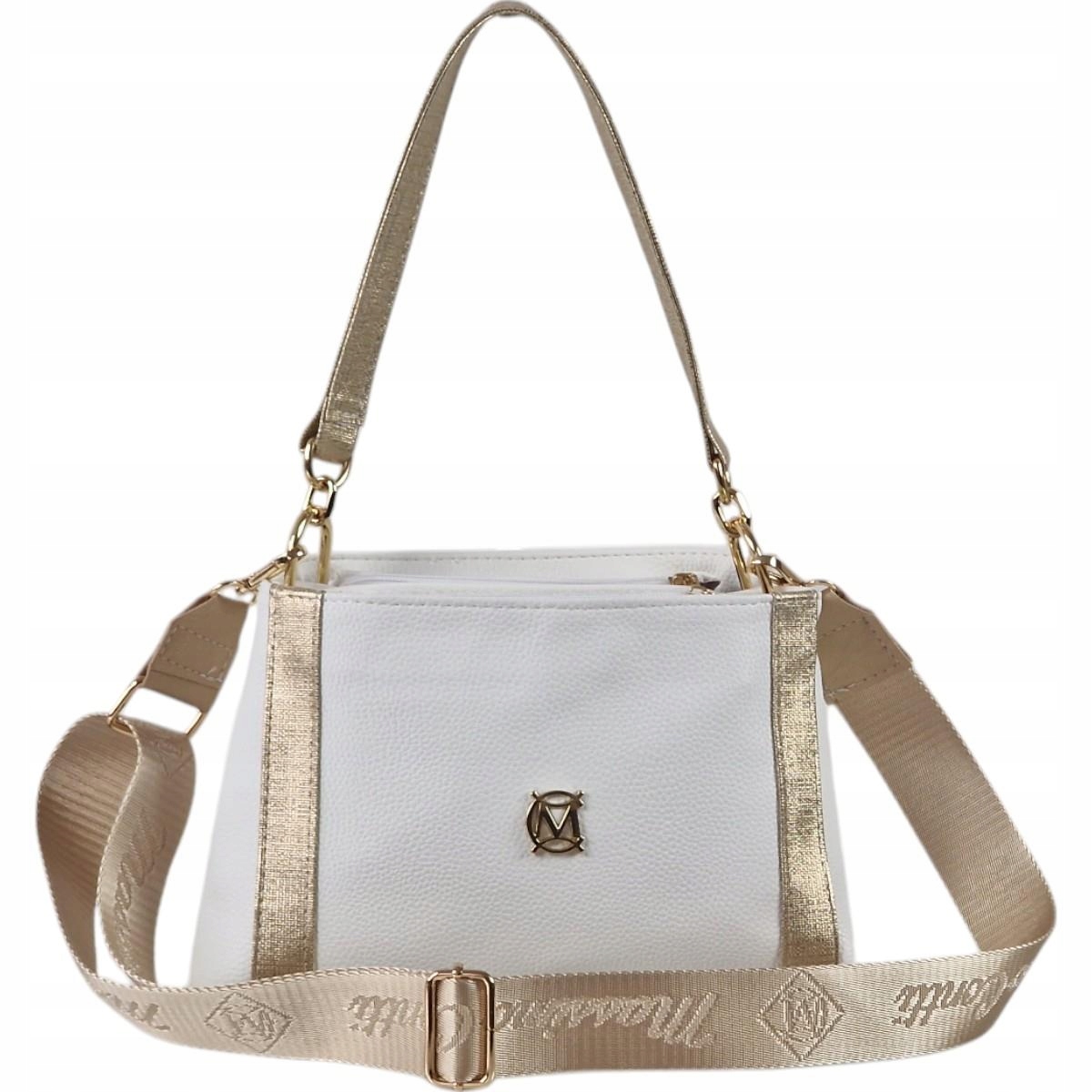 Massimo Conttii kabelka přes rameno eko kůže bílá přes rameno