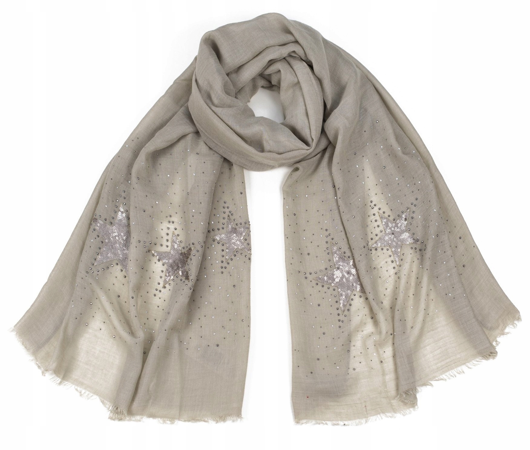 SZALEO lekki SZAL błyszczący GWIAZDA sz17400-2