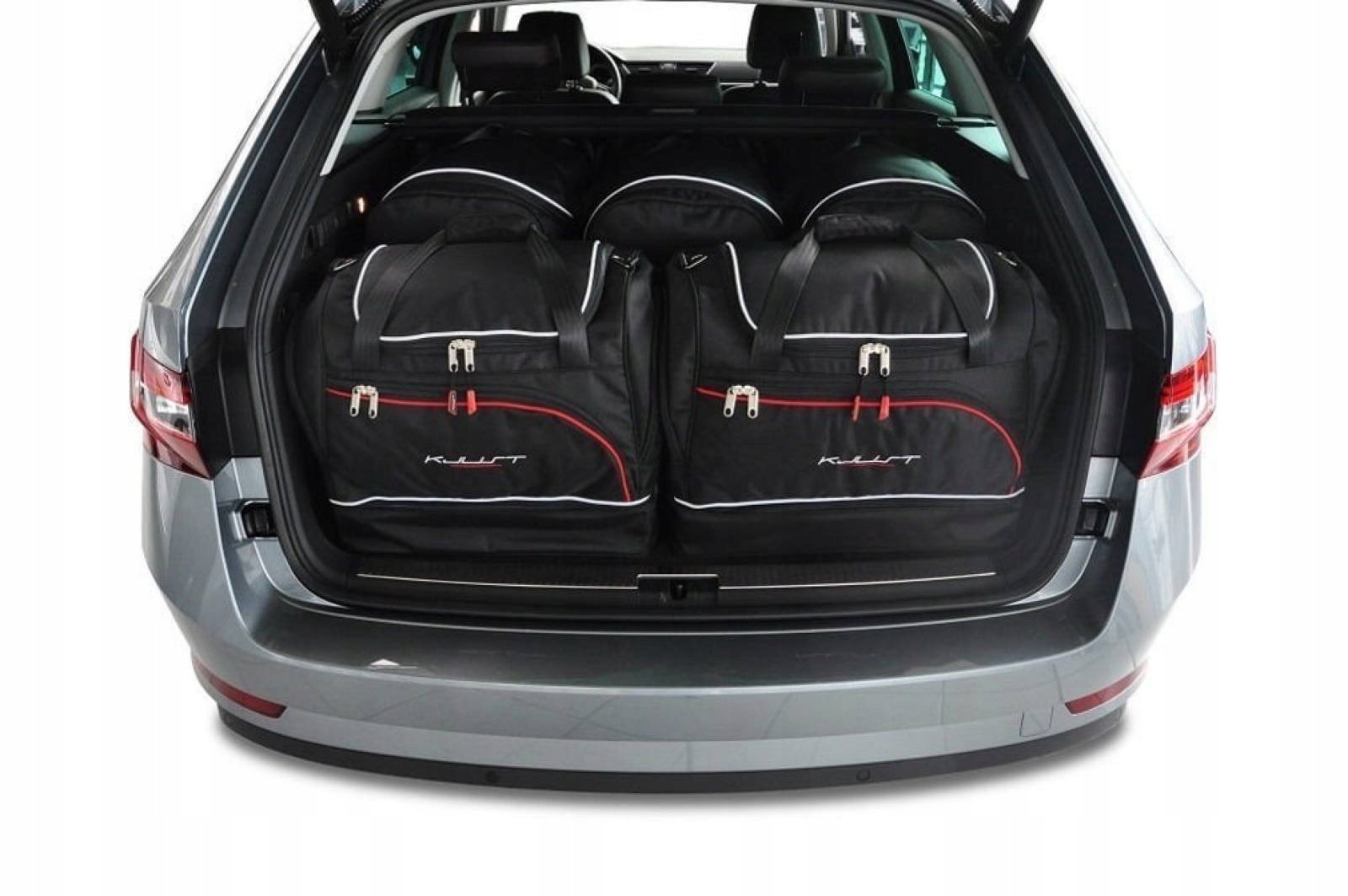 J&j Automotive Sada 5ks cestovných tašiek Sport pre Skoda Superb Kombi 201