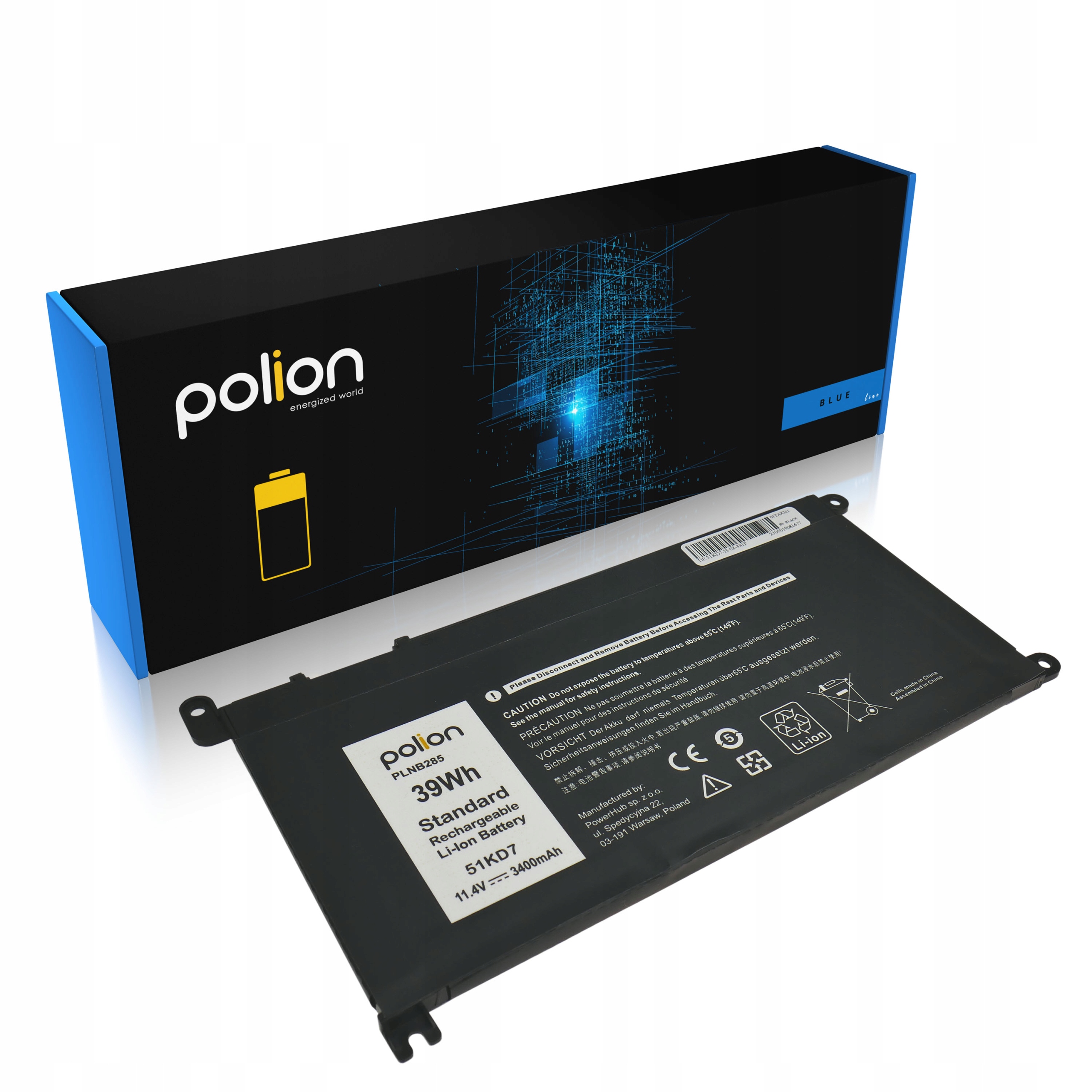 Bateria do laptopa Dell 51KD7 Chromebook 11 3180 3189