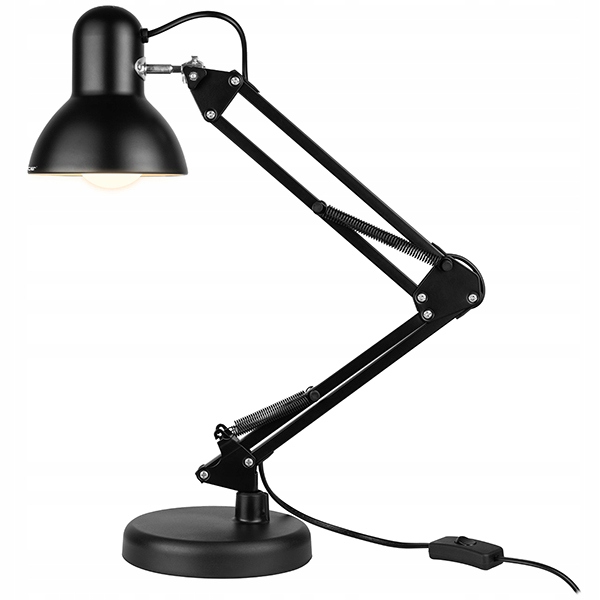 Lampka biurkowa kreślarska E27 LED + uchwyt klips SuperLED EAN (GTIN) 5903796190519