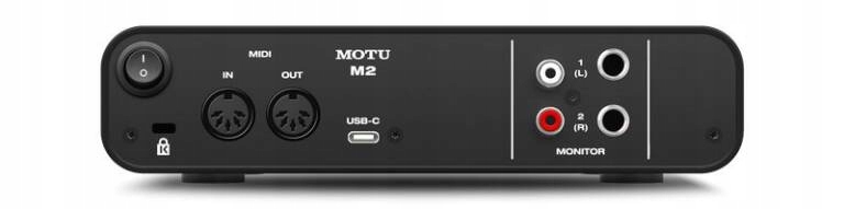 MOTU M2 INTERFEJS AUDIO USB 2IN 2OUT USB-C OPROGRAMOWANIE DAW Marka Inna