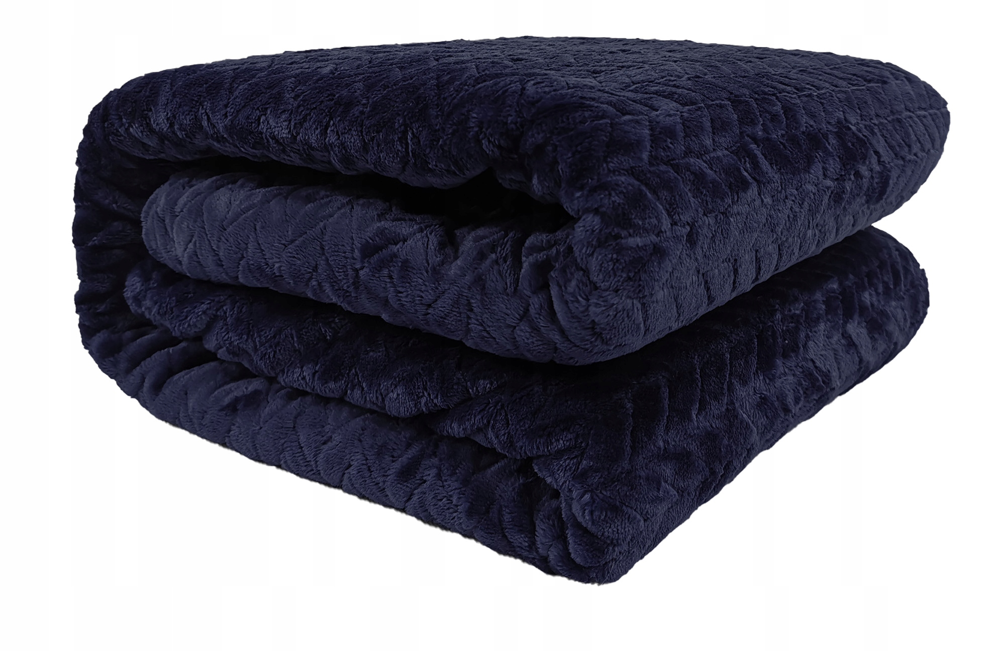 Deka Kontrast polyester 200 cm x 150 cm modrá