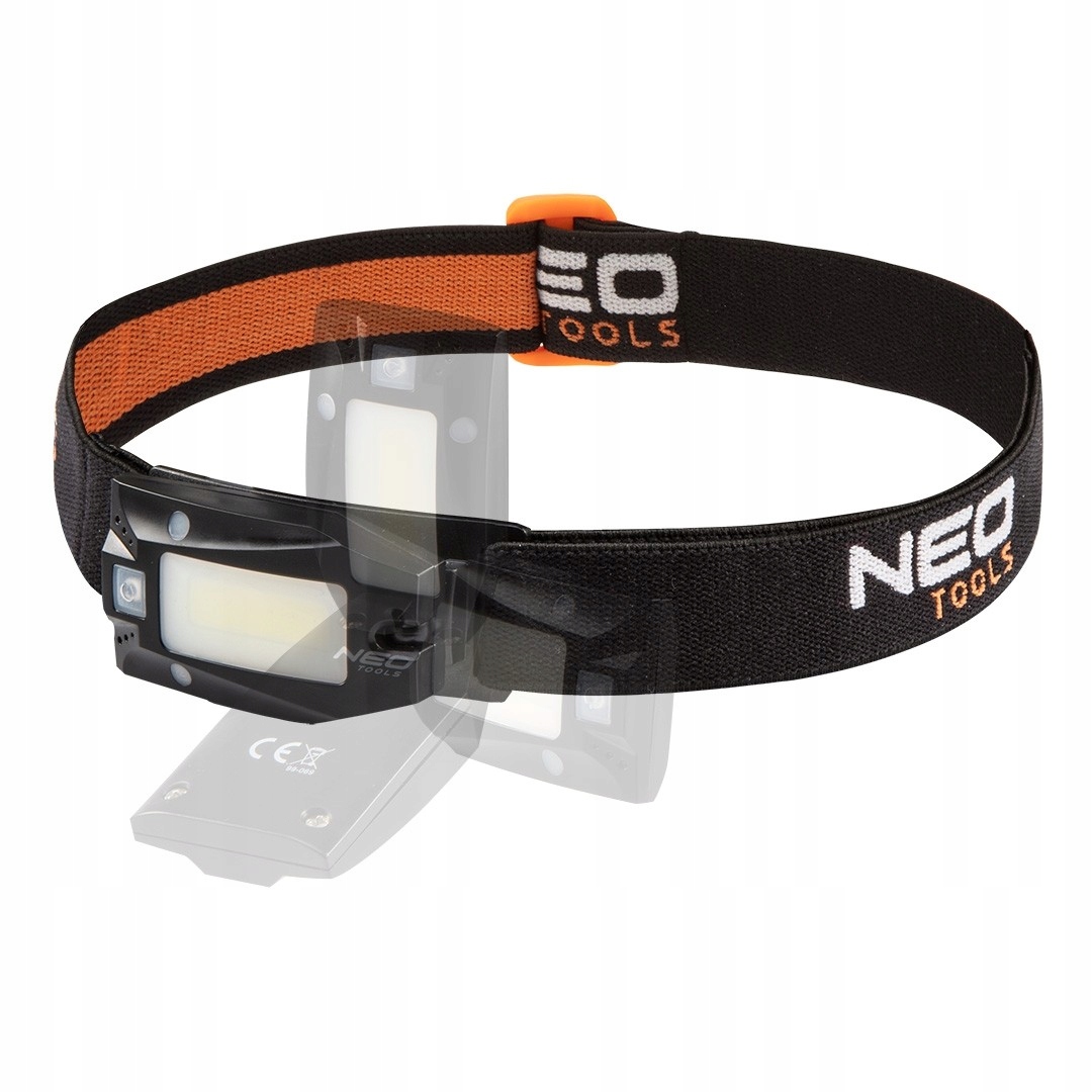 Latarka Czołowa Akumulatorowa Usb 180LM Cob Led,czujnik Ruch