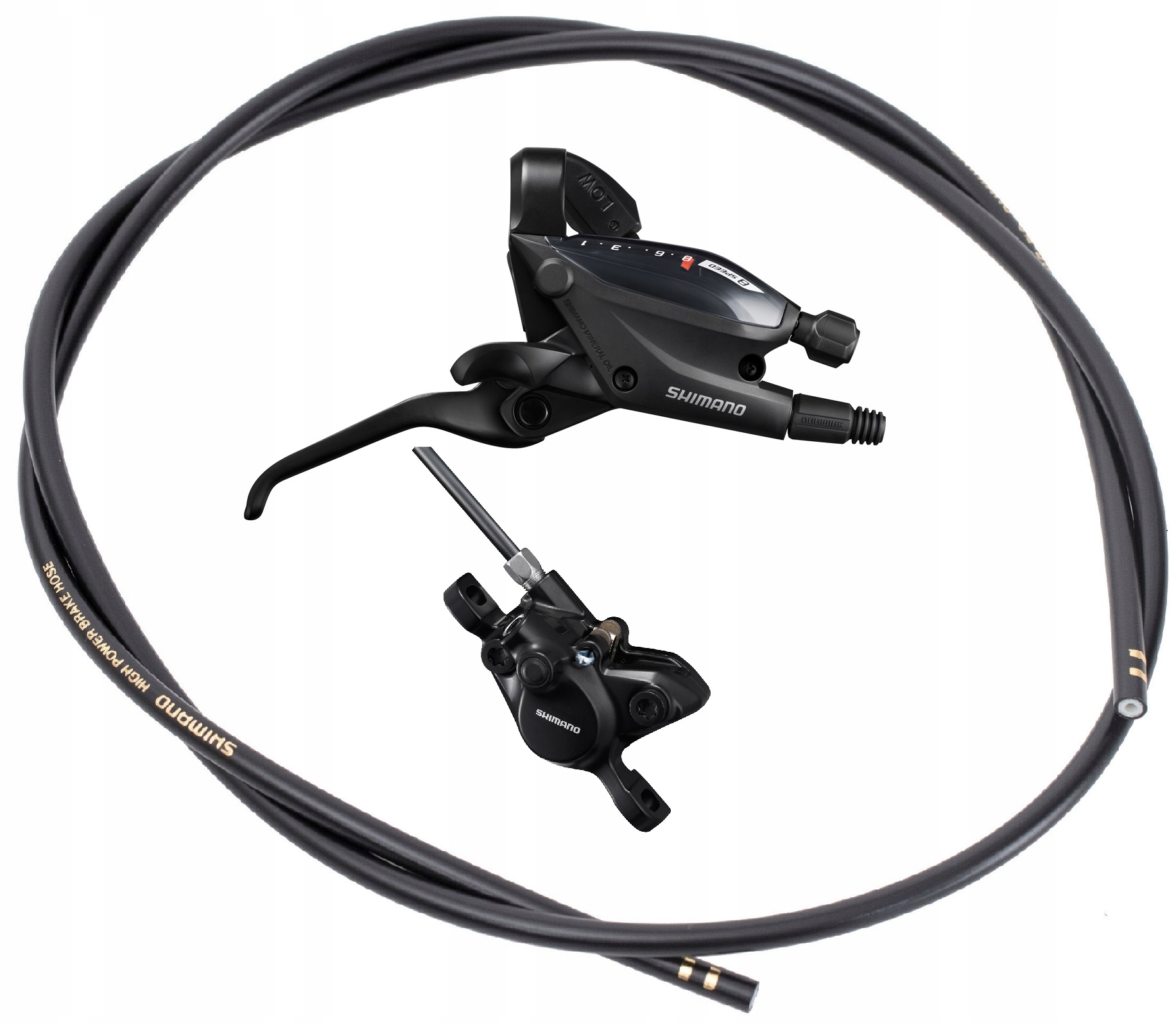 hamulec hydrauliczny Shimano ST-EF505 8rz tył