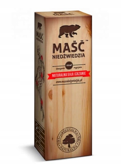 

Maść Niedźwiedzia naturalna siła i grzanie 100ml