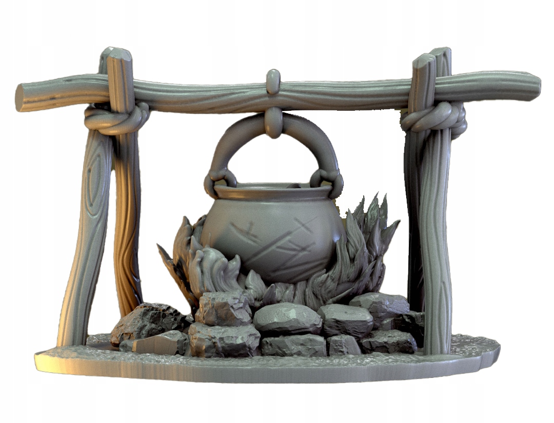 Roaring Campfire - Mammoth Factory - Druk 3D