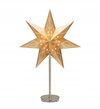 

Dekoracja gwiazda stojąca Saturnus 705545 złota