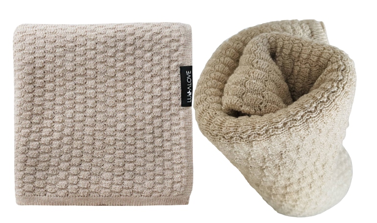 

Kocyk/otulacz merino Premium beż Lullalove
