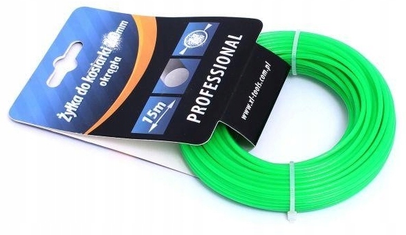 

Żyłka tnąca do podkaszarki kosy Okrągła 1,3mm 15m