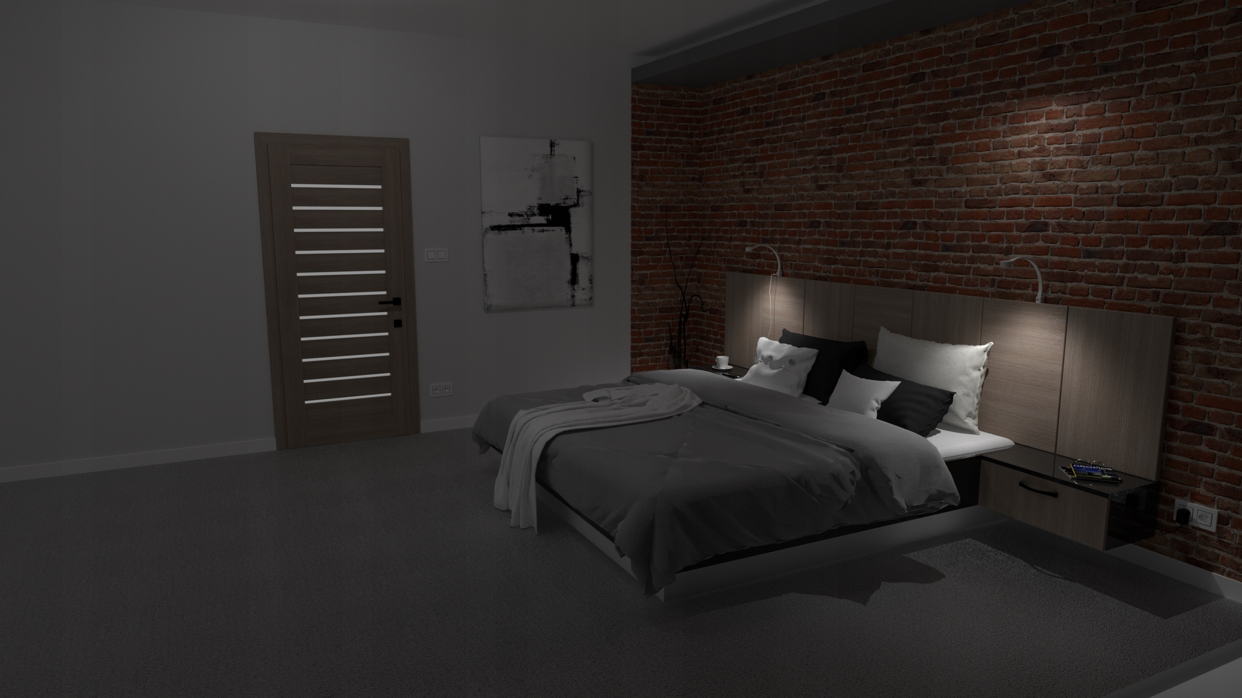 2x lampka nocna regulowana do czytania FLEXI LED Marka Furnika