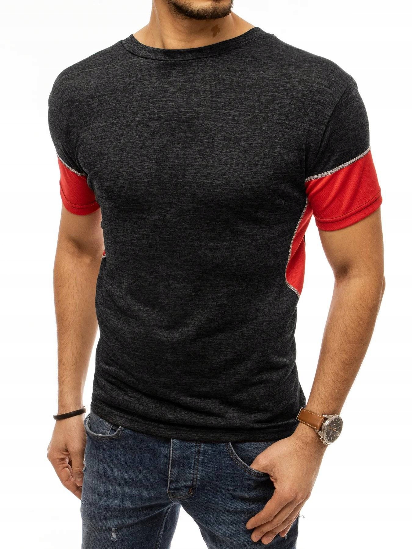 

Męska Koszulka T-shirt Bez Nadruku rx4515 - XXL