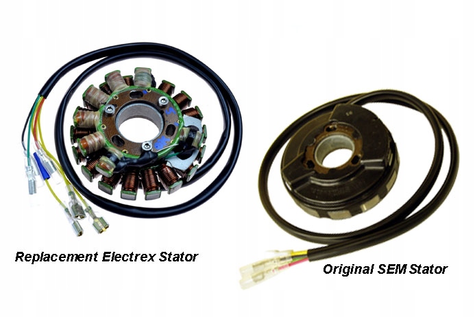 Electrex Vinutie Alternátora (Stator) so svetlami Ktm 400/600/620 '83-'9